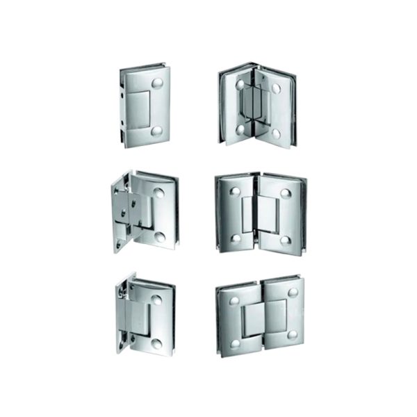Bisagras Inox-304 Para Vidrio/Vidrio, Vidrio/Pared