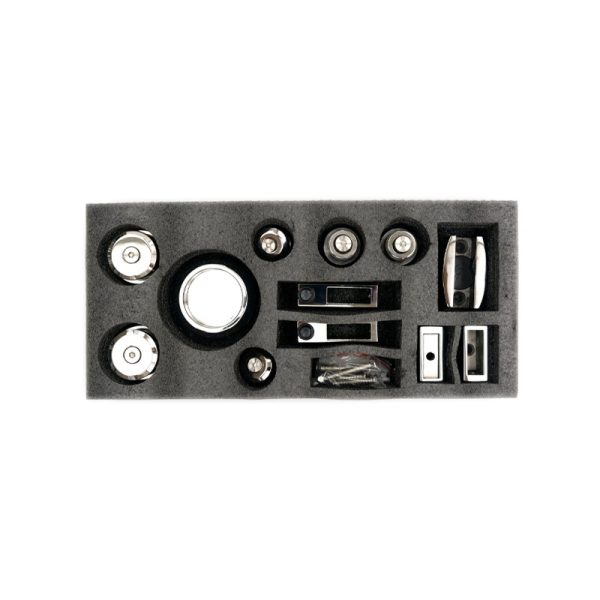 Kit De Cortina De Baño Inox-304