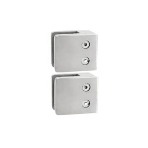 Sujetador Tubo/Vidrio INOX-304 Para Tubo Cuadrado