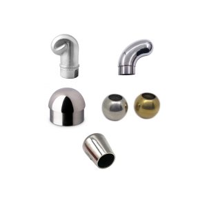 Tapas Inox -304 Para Tubo Redondo/38,1MM-50,8MM, 13MM,16MM,19MM